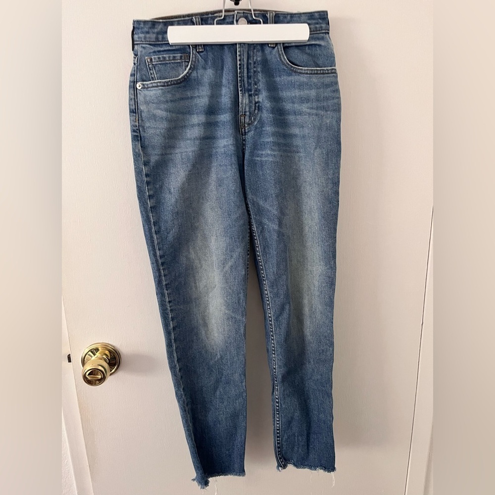 Everlane The Curvy Cheeky Jean Women’s High Rise Straight Leg Medium Wash 27